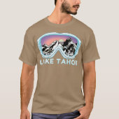Lake Tahoe Ski Design Lake Tahoe Skiing Snow T-shirt (Voorkant)
