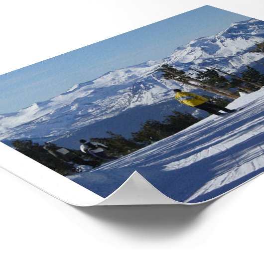 Lake Tahoe Snowboarding Poster (Hoek)