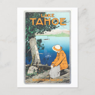  Lake Tahoe Southern Pacific Poster Briefkaart