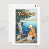  Lake Tahoe Southern Pacific Poster Briefkaart (Voorkant / Achterkant)