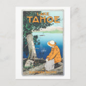  Lake Tahoe Southern Pacific Poster Briefkaart (Voorkant)
