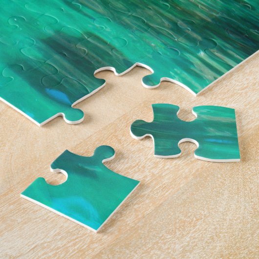 Lake Tahoe Souvenir Puzzle Legpuzzel (Zijkant)