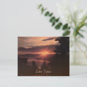 Lake Tahoe Sunrise  Briefkaart (Staand voorkant)