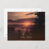 Lake Tahoe Sunrise  Briefkaart (Voorkant / Achterkant)