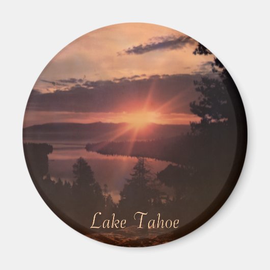 Lake Tahoe Sunrise Magnet (Voorkant)