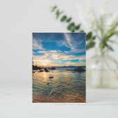 Lake Tahoe Sunset Briefkaart (Staand voorkant)