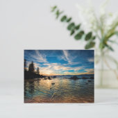 Lake Tahoe Sunset Briefkaart (Staand voorkant)