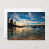 Lake Tahoe Sunset Briefkaart (Voorkant / Achterkant)