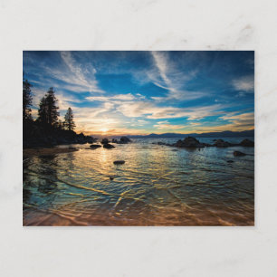 Lake Tahoe Sunset Briefkaart