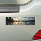 Lake Tahoe Sunset Bumpersticker (Op auto)