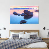 Lake Tahoe Sunset Canvas Afdruk (Insitu (Slaapkamer))