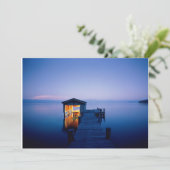 Lake Tahoe Sunset Invitation Kaart (Staand voorkant)