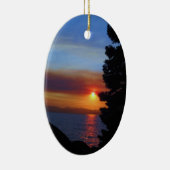 Lake Tahoe Sunset Keramisch Ornament (Rechts)