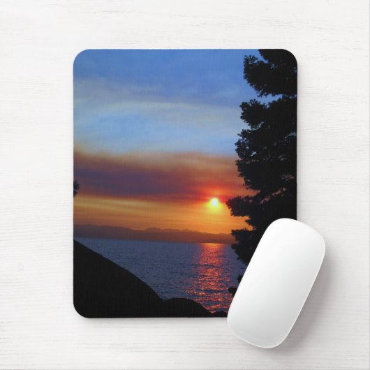 Lake Tahoe Sunset Muismat (Met muis)