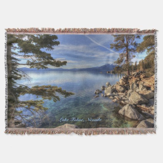 Lake Tahoe Throw Blanket Deken (Voorkant)