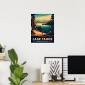 Lake Tahoe Travel Poster (Thuiskantoor)