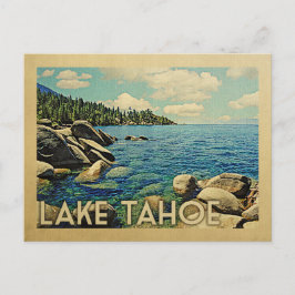 Lake Tahoe Vintage Travel Briefkaart