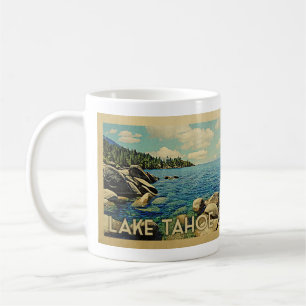 Lake Tahoe Vintage Travel Koffiemok