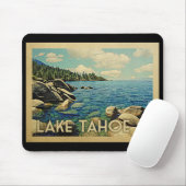 Lake Tahoe Vintage Travel Muismat (Met muis)
