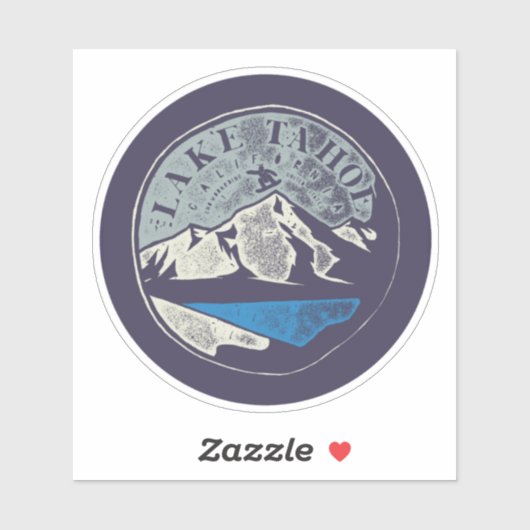 Lake Tahoe Vinyl Sticker (Vel)