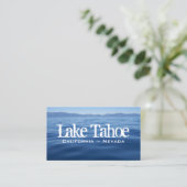 Lake Tahoe Visitekaartje (Staand voorkant)