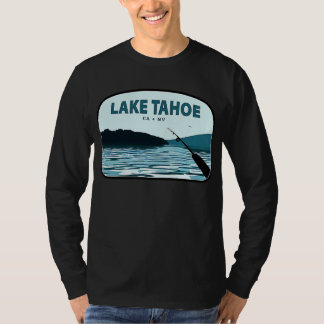 Lake Tahoe Vissen Rod T-shirt