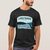 Lake Tahoe Vissen Rod T-shirt (Voorkant)