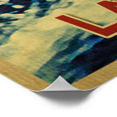 Lake Tahoe Water Skier Poster (Hoek)