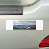 Lake Tahoe Winter Panorama Bumpersticker (Op auto)