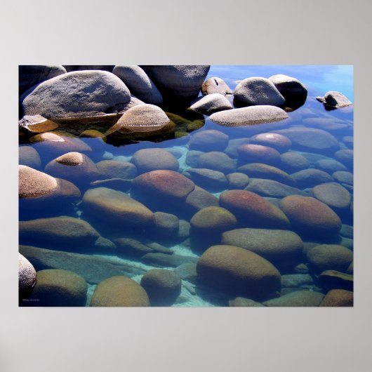 Lake Tahoe Winter Stilwater 2 Poster (Voorkant)