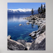 Lake Tahoe Winter Stilwater 2 Poster (Voorkant)