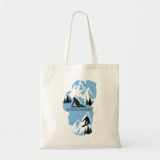 Lake Tahoe: Winteravontuur Speeltuin Tote Bag (Voorkant)