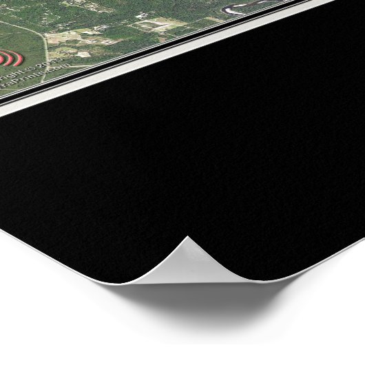 Lake Talquin Florida Satellite Poster Map (Hoek)