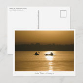 Lake Tana Ethiopia Briefkaart (Voorkant / Achterkant)