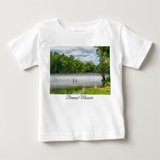 Lake Taneycomo Summer Fog Baby Toddler T-shirt (Voorkant)