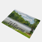 Lake Taneycomo Summer Fog Welcome Doormat Deurmat (Schuin)