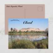 Lake Teguidei Chad Briefkaart (Voorkant / Achterkant)