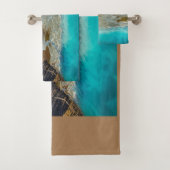 Lake Tekapo en Southern Alps, Nieuw-Zeeland Bad Handdoek (Insitu)