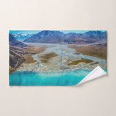Lake Tekapo en Southern Alps, Nieuw-Zeeland Bad Handdoek (Handdoek)