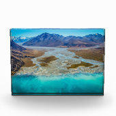 Lake Tekapo en Southern Alps, Nieuw-Zeeland Fotoblokken (Voorkant)
