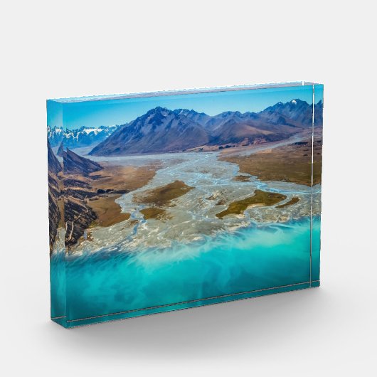 Lake Tekapo en Southern Alps, Nieuw-Zeeland Fotoblokken (Links)