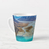 Lake Tekapo en Southern Alps, Nieuw-Zeeland Latte Mok (Linkerhoek)