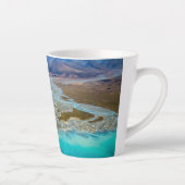 Lake Tekapo en Southern Alps, Nieuw-Zeeland Latte Mok (Rechts)