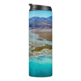 Lake Tekapo en Southern Alps, Nieuw-Zeeland Thermosbeker