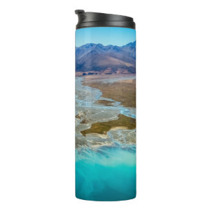 Lake Tekapo en Southern Alps, Nieuw-Zeeland Thermosbeker