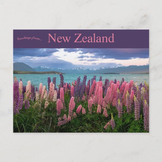Lake Tekapo New Zealand Briefkaart (Voorkant)