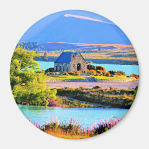 Lake Tekapo, New Zealand Magnet