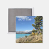 Lake Tekapo New Zealand Magnet (Voorkant / Achterkant)