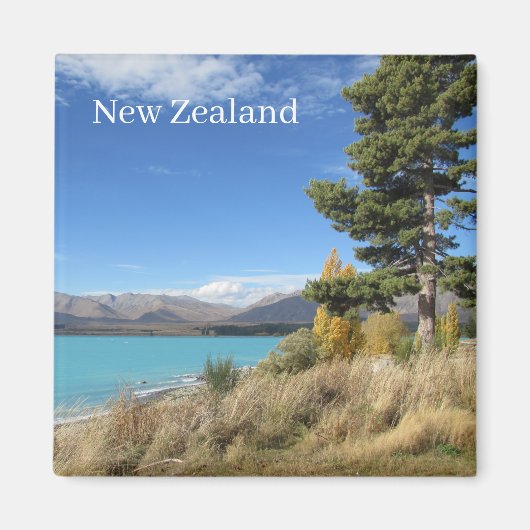 Lake Tekapo New Zealand Magnet (Voorkant)