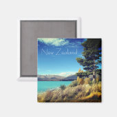 Lake Tekapo New Zealand Magnet (Voorkant / Achterkant)